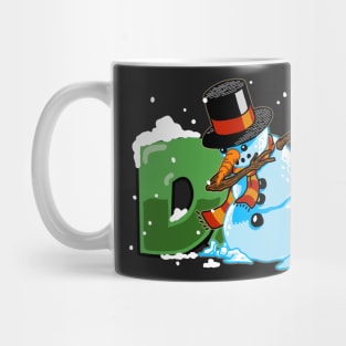 Dabbing Snowman Shirt Christmas Gift Dab Santa Claus T-Shirt Mug